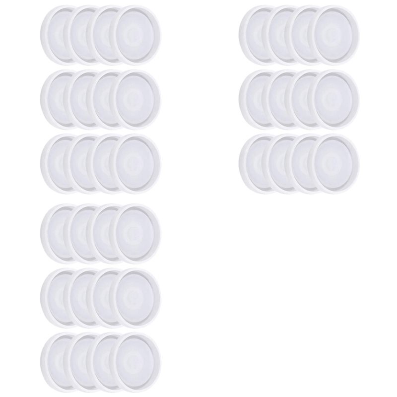 Coaster Mold Round - แม่พิมพ์ซิลิโคนทรงกลมแบบ DIY 75STO-36 ชิ้น สำหรับทำจานรองแก้ว แม่พิมพ์เรซิ่นซิลิโคนใส