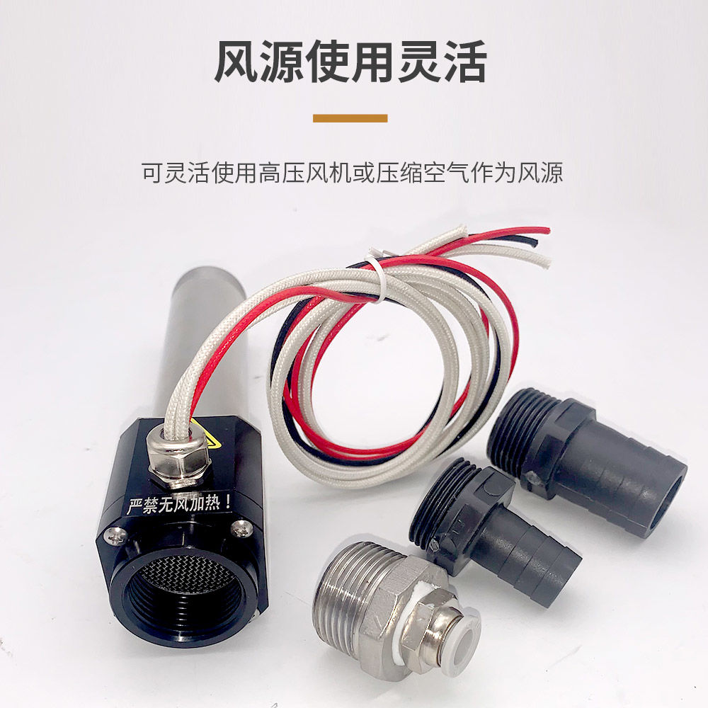 Heat Gun Small - เครื่องเป่าลมร้อนอุตสาหกรรมขนาดเล็ก 3300 วัตต์ พร้อมหน้าจอดิจิตอล ปืนลมร้อนแบบมีสัญญาณ ระบบทำความร้อนด้วยลมอัด