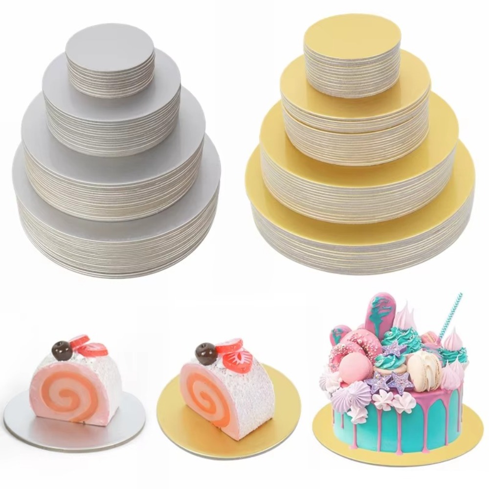 Coaster Mold Round - แผ่นรองเค้กทรงกลมขนาด 6/8/10 นิ้ว จำนวน 10 ชิ้น