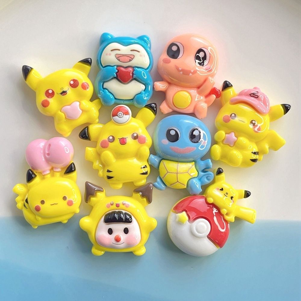 Resin Crafts Diy - วัสดุงานฝีมือ DIY ใหม่สำหรับการ์ตูนโปเกมอน, อุปกรณ์ตกแต่งเรซิน, ของชิ้นเล็กๆ เช่น
