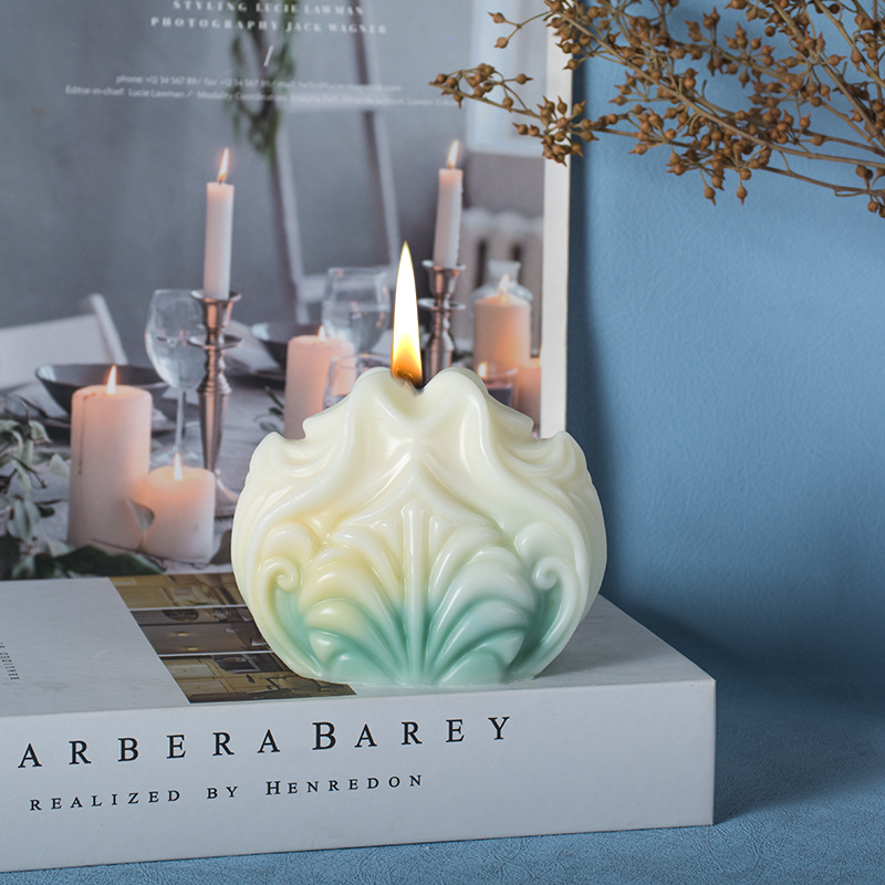 Resin Ocean Wave Mold - แม่พิมพ์ซิลิโคนรูปเปลือกหอยสำหรับทำเทียนหอม ทำสบู่ ทำเรซิ่น ทำน้ำแข็ง ทำเค้ก ของขวัญตกแต่ง
