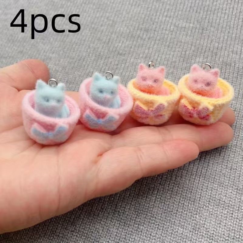 จี้แมวเรซิน 3D แบบนุ่ม 4 ชิ้น  - Resin Craft Projects บทวิจารณ์และราคา