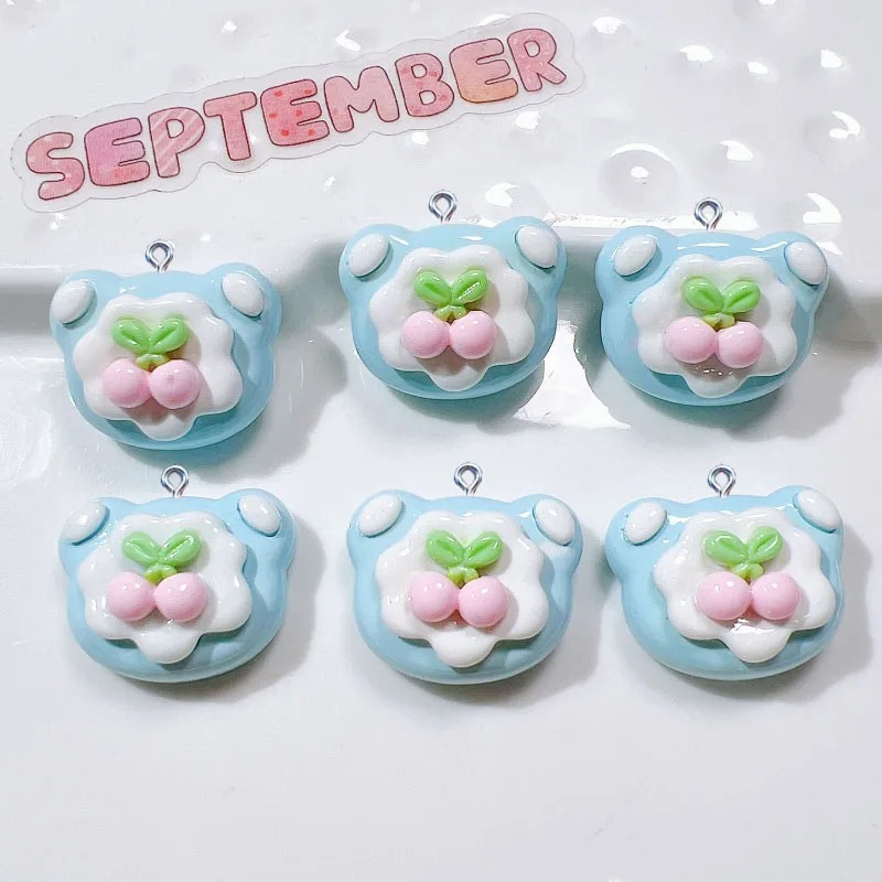 จี้เรซิ่นรูปเค้กผลไม้น่ารัก 10 - Resin Craft Projects บทวิจารณ์และราคา