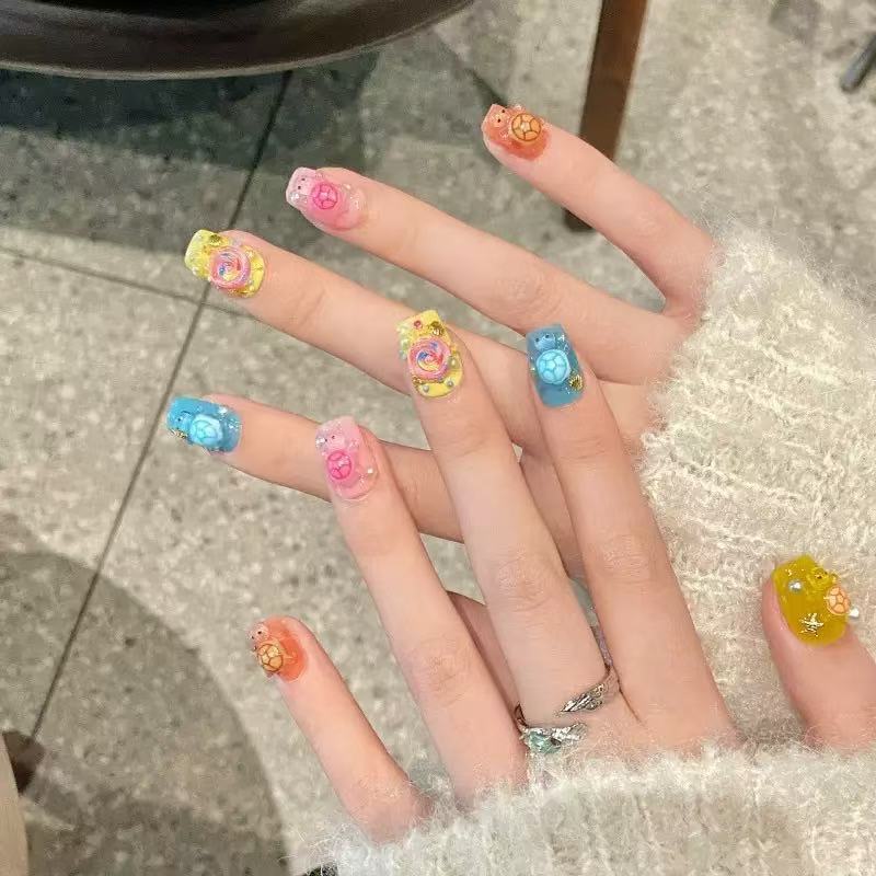 100 ชิ้นจี้เรซินรูปเต่าหลากสีแ - Resin Crafts Diy บทวิจารณ์และราคา