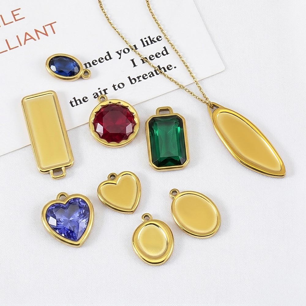 ถาดจี้สแตนเลสทรงไม่สมมาตร 5 ชิ - Resin Crafts Diy บทวิจารณ์และราคา