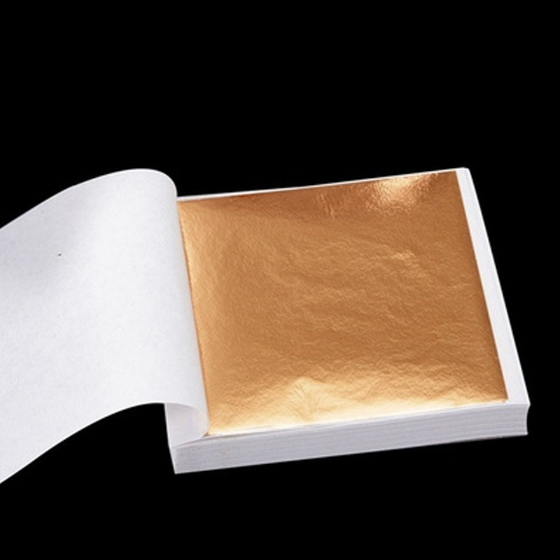 100pcs Art CRAFT Design กระดาษ - Gold Foil Flakes บทวิจารณ์และราคา