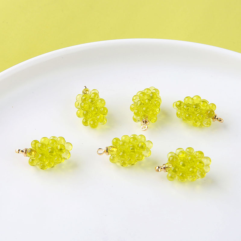 ชาร์มเรซิ่นรูปองุ่นน่ารัก 6 ชิ - Resin Craft Projects บทวิจารณ์และราคา