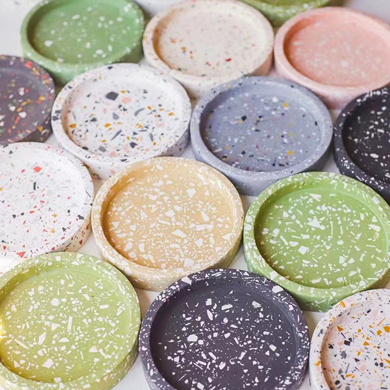 ถาดกลมแม่พิมพ์ซีเมนต์แม่พิมพ์ซ - Coaster Mold Round บทวิจารณ์และราคา