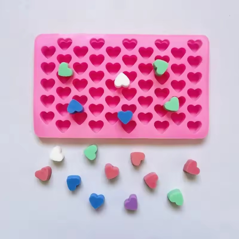 แม่พิมพ์ซิลิโคนรูปหัวใจ 55 ช่อ - Silicone Mold Tray บทวิจารณ์และราคา