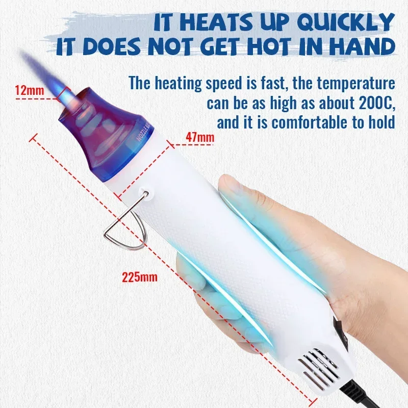 HOT AIR GUN 300W 220V น้ําหนัก - Heat Gun Small บทวิจารณ์และราคา