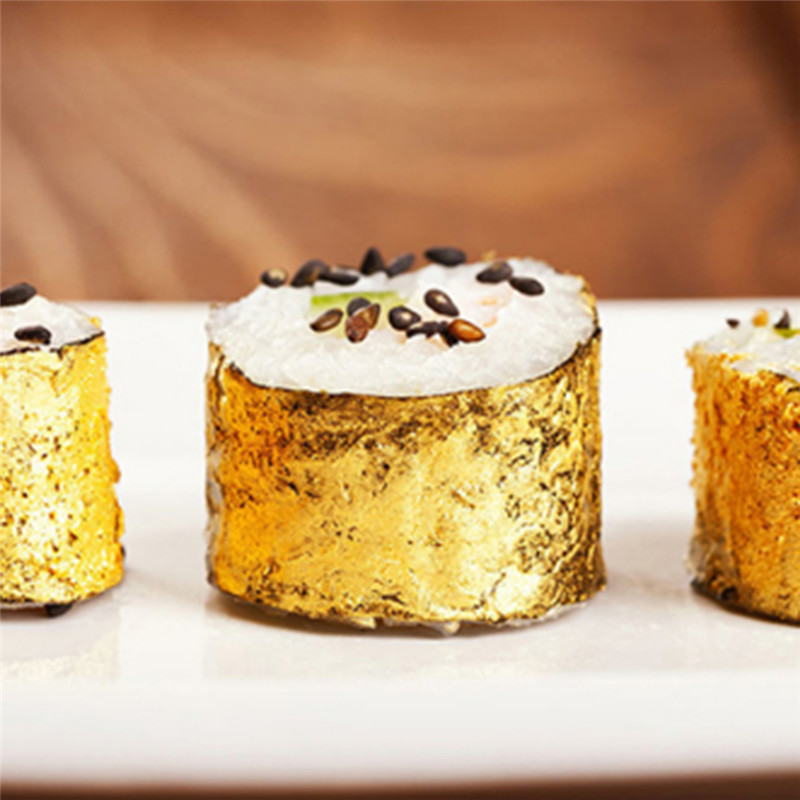 แผ่นปิดทองบริสุทธิ์24K แผ่นทอง - Gold Foil Flakes บทวิจารณ์และราคา