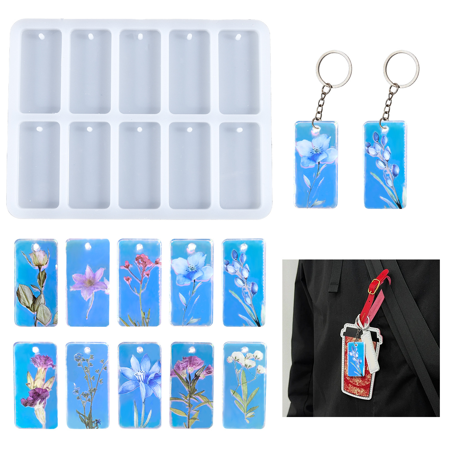 แม่พิมพ์เรซิ่นอีพ็อกซี่ DIY แบ - Silicone Mold Tray บทวิจารณ์และราคา
