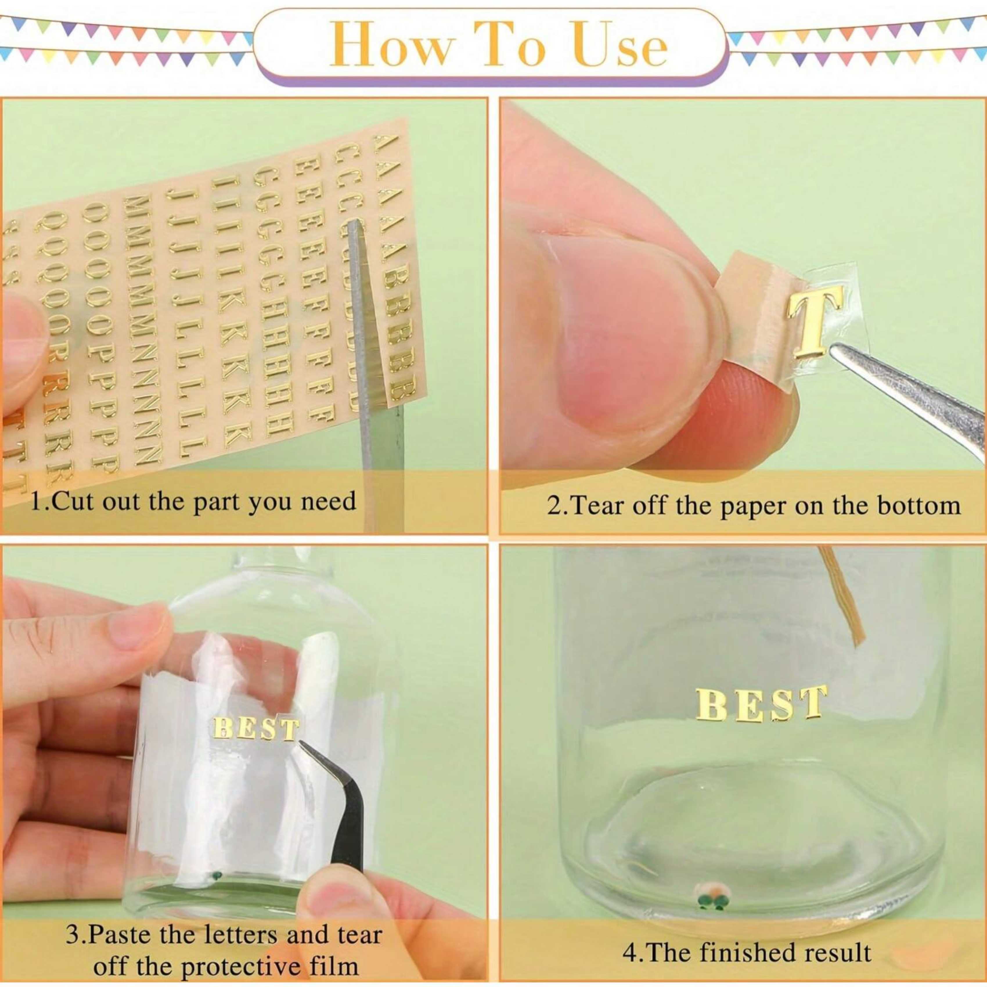 สติกเกอร์เรซิ่น 12 ตัวอักษร, ส - Gold Foil Flakes บทวิจารณ์และราคา