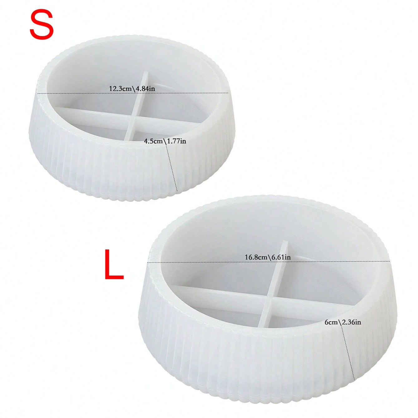 แม่พิมพ์ซิลิโคนทรงกลมลายทางขนา - Coaster Mold Round บทวิจารณ์และราคา