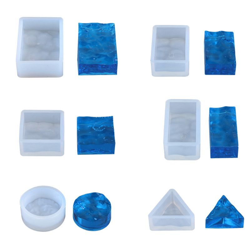 แม่พิมพ์เรซิ่นรูปคลื่นทะเล 4 ช - Resin Ocean Wave Mold บทวิจารณ์และราคา
